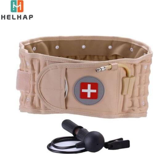 Lumbar massager relax belt support traction spinal air decompression pain Relieve Inflatable massager waist protect