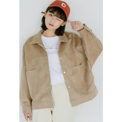 Meileiya Women's Suede Jackets