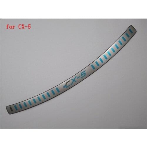 Stainless Steel car Rear Bumper Protector Sill Trunk Tread Plate Trim Car styling For Mazda CX-5 CX5 2012 2013 2014 2015 2016