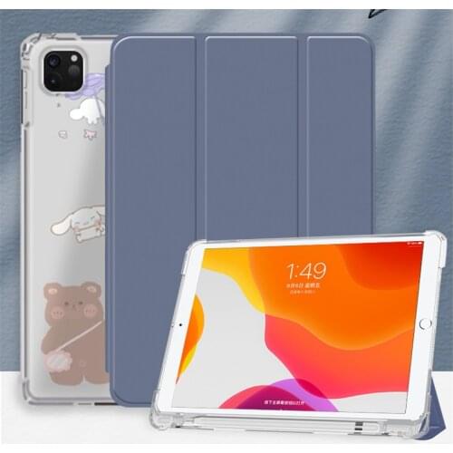 2021 New Tablet Case for Apple Ipad Case for 2020 IPad Pro 11 12.9 Smart Cover Mini 4 5 with Pencil Holder 5th 6th Generation