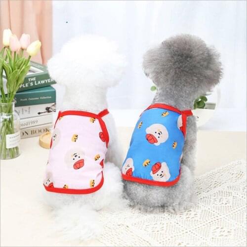 Clothes Spring and Summer Pet Vests Comfortable Dog Clothes Dog Vests T-shirts Cat Vests For Small Medium Dog