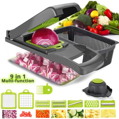 Vegetable Cutter Mandoline Slicer Fruits Tool Shredder Peeler Garlic Chopper Potato Carrot Grater Salad Maker Kitchen Gadgets