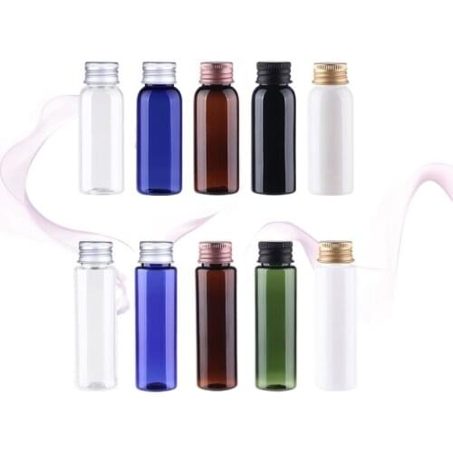 30ml Plastic PET Bottle Aluminum Lid lotion emulsion serum Toner Toilet Flower Water Perfume Alcohol Skin Purified Packing