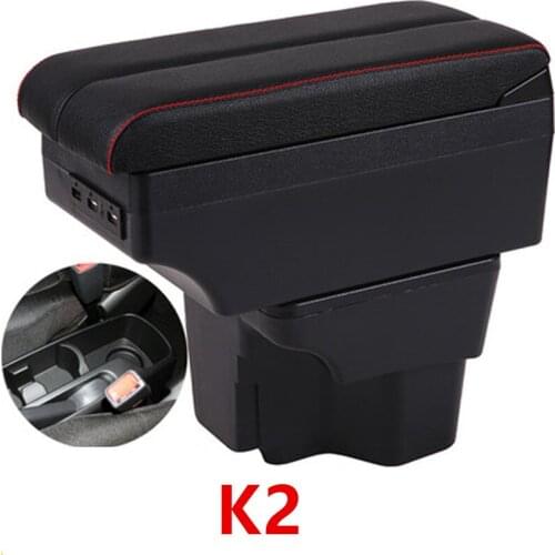For KIA Rio/rio 3 armrest box central Store content box with cup holder products interior car-styling accessory 2011-2016