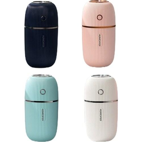 Portable Humidifier 300ML Ultrasonic USB Aroma Essential Oil Diffuser Romantic Color Night Lamp Mist Maker Humidificador