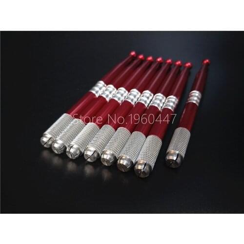 2pcs Handle Eyebrow Microblading Tattoo Pen Permanent Makeup Eyebrows Embroidery Machine Manual Tattoo kit