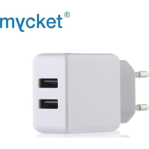 Mobile Charger With EU Plug USB Charger For Phone Adapter Wall Quick Charge with 2 USB ports Аксессуары для мобильных телефонов