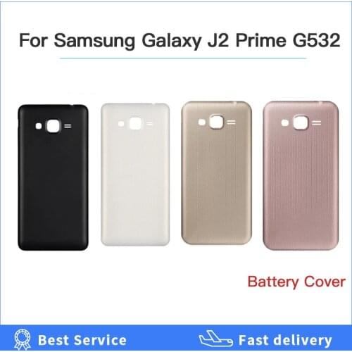 High quality Rear Battery Door For Samsung Galaxy J2 Prime G532F G532H G532G G532M Housing Back Cover Case Replace Battery Cover
