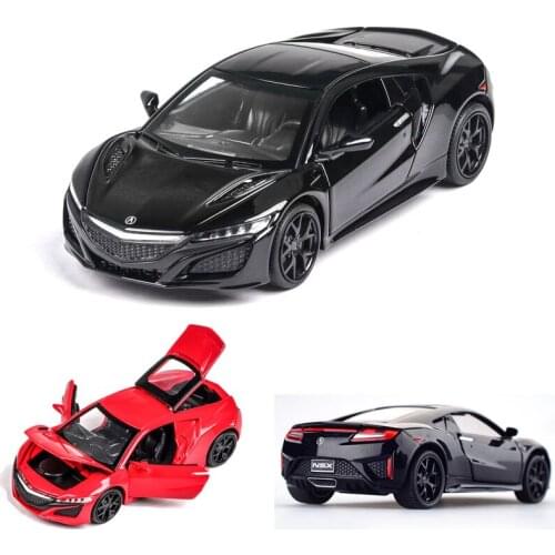 1:32 NSX Car Model Diecasts Toy Vehicles Toy Car Pull Back Flashing For Children Boy Gifts Toy Traffic props