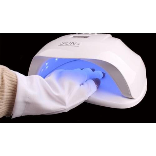 1 Pair Fashion Women Anti UV Glove for Light/Lamp Radiation Gloves Manicure Nail Art Dryer Tools