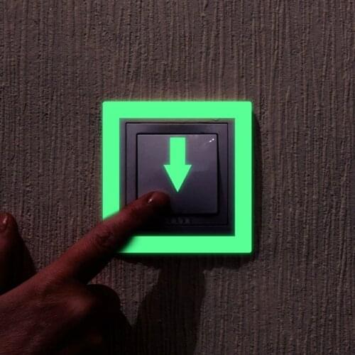 4Mx20mm Luminous Tape Glow in The Dark Warning Safety Self-Adhesive Sticker Strip Phosphorescent Light Home Decorations