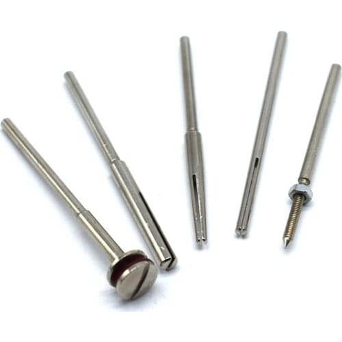 5PCS Sandpaper Clamp Shank 2.35MM Cloth Clip Needle Emery Paper Abrasive Rod