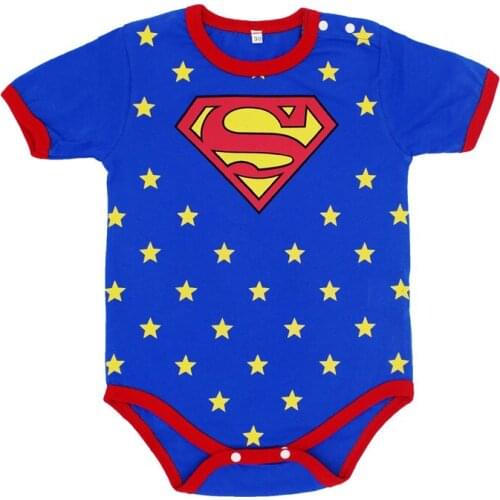 6-24Month High Quality Print Kids Baby Boys Girls Bodysuits Short Sleeve Cotton Baby Jumpsuit Infant Toddler Boy Girl T-shirt