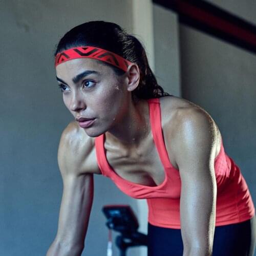 Women Men Anti-Slip Yoga Hair Band Elastic Sweatband Sports Running Headband