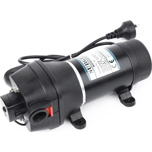 FL-33 110V miniature diaphragm clear water pump Water absorption drain pump with pressure switch household AC self-priming pump