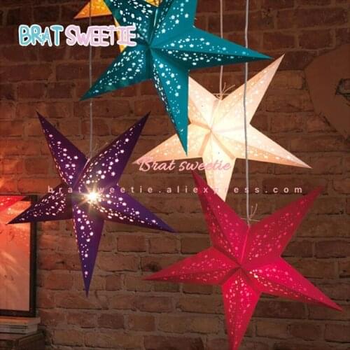 Eid Mubarak Star Lantern String Hanging Ramadan Decoration Ornament Eid Muslim Festival Party Supplies Home Decor Favors