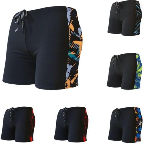 Mens Swimming Trunks Beach Shorts Boxer Briefs Men Male Swim Pool Swimsuit Swimwear Bathing Pants Suit maillot de bain homme