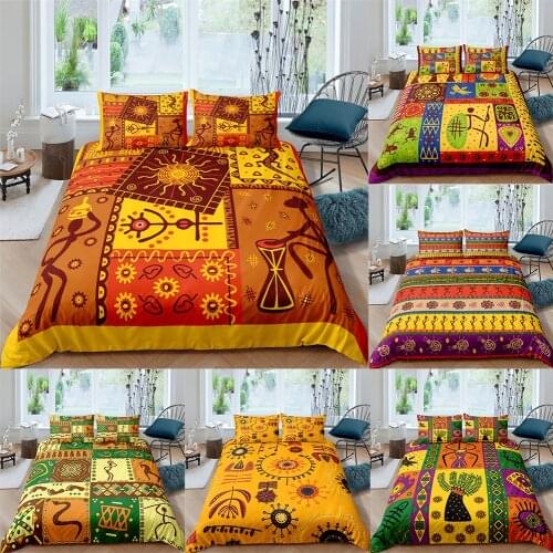 Bohemia Ethnic Style Duvet Cover Set Mandala Bedding Set For Adults Bedcloth 2/3pcs Queen King Twin Size Bed Set