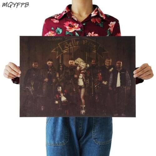 Movie Kraft Paper Poster Home Decoration Painting Wall Sticker 50.5x3cm