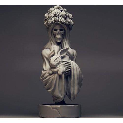 Self-assembled New Unassembled 1/10 ancient woman bust Resin Figure Unpainted Model Kit