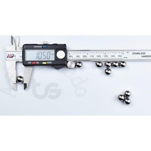 10.5mm 0.4133858(inch) Chrome Steel ball Bearing Ball Steel Ball Diameter 10.5mm 10pcs/set Precision :G10-Grade