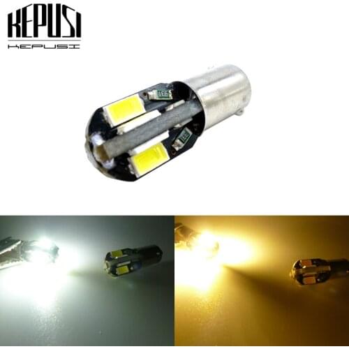 BA9S LED Car Interior light DC12V T4W H6W BAY9S H21W Reading Dome Door Lamp Auto clearance Parking Trunk Clearance Bulbs