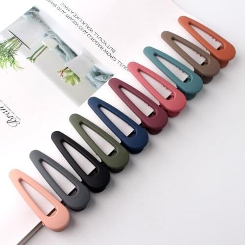 2020 New Candy Color Girls Hairpins Hair Clip Kids Headwear Children Accessories Women BB Clips Lady Fashion Fresh Barrettes