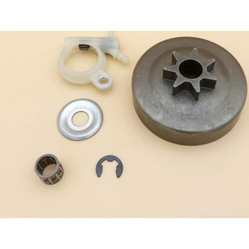 .325 7 Teeth Clutch Drum For Stihl MS251 MS 251 Washer E-clip Oil Pump Chainsaw Replacement Spare Parts