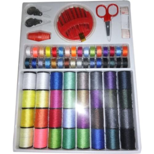 64 Thread Spools Sewing Kits Needle Tape Scissor Multifunction DIY Sewing Tools threads for overlock sewing accessories thread