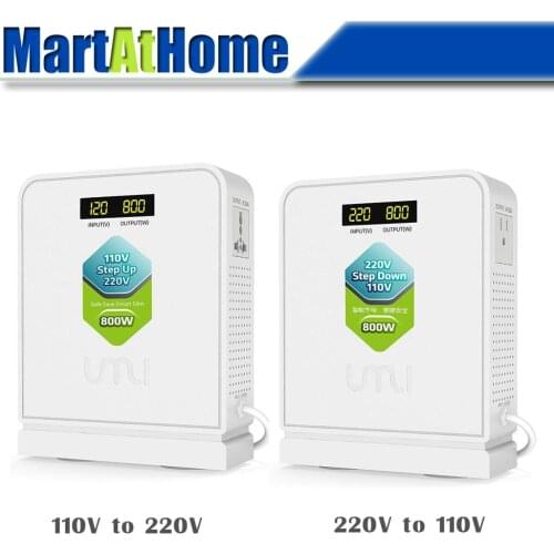 800W Voltage Converter Travel Transformer 220V To 110V Step Down /110V To 220V Step Up