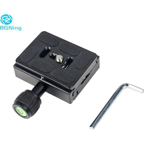 Aluminum SLR Camera Tripod 60mm QR Clamp + QR60 Tripod Ball Head Quick Release Fastener Plate for 38mm Arca Swiss Tripod Monopod