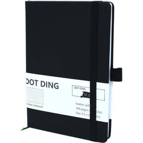 Classic Hardcover A5 Dotted Bullet S Journal Notebook 100gsm 160pages Pu Leather Diary Notebook 2020 Daily Weekly Planner Book