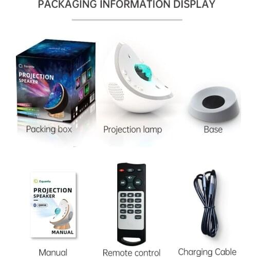 Kids dream LED star sky projector lamp sleep aid music laser galaxy projector lamp