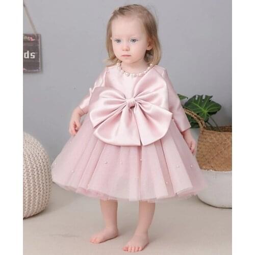 Fink Pageant Gowns Sheer Princess Ball Gown Kid Formal Dresses Flower Girl Dresses for Wedding