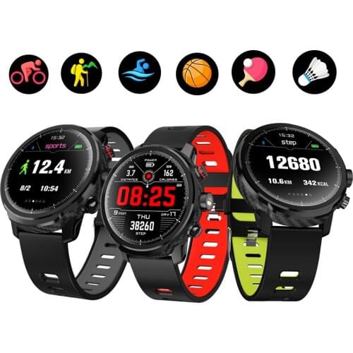 Multi Sport Mode Smartwatch Wristband Body Health Monitor Continuous Heart Rate Tracker Waterproof Swimming Bracelet Call Remind