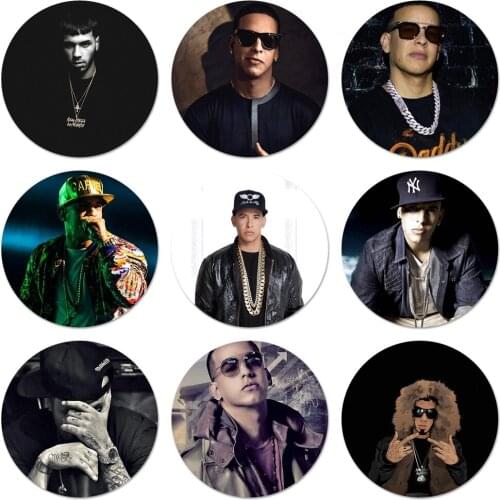 Daddy Yankee Icons Pins Badge Decoration Brooches Metal Badges For Clothes Backpack Decoration