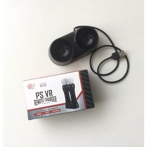 Dual USB Charging Dock Station Stand for PS4 PlayStation 4 Move Motion VR PSVR Game Controller Gaming Charger Cradle Bracket