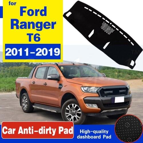 For Ford Ranger T6 2011 2012 2013 2014 2015 2016 2017 2018 2019 Anti-Slip Mat Dashboard Cover Pad Sunshade Dashmat Accessories