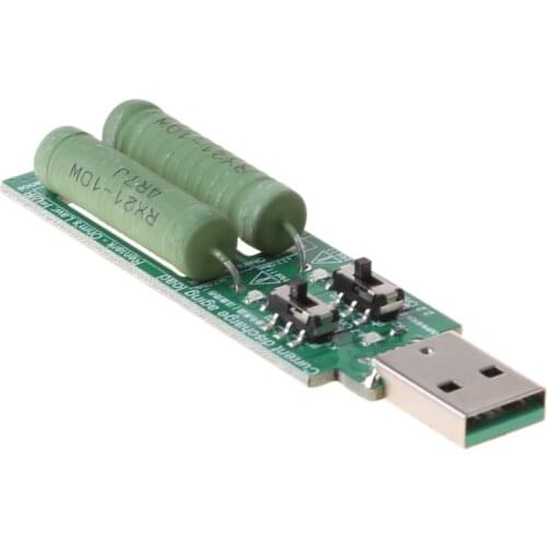 USB Resistor Electronic Load w/Switch Adjustable 3 Current 5V Resistance Tester