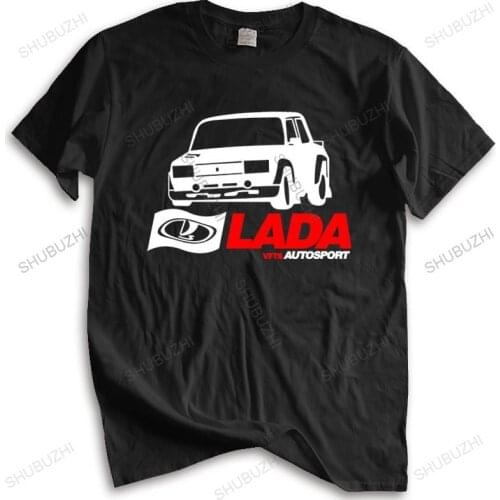 Summer t-shirt shubuzhi brand teeshirt Lada VFTS Autosport Rally wrc 2105 2107 WRC unisex t-shirt loose style tops