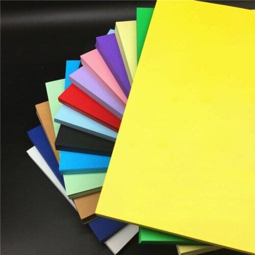 100pcs/lot 29.7*42cm A3 Multicolor White Kraft Paper 250gsm Blank Drawing Draft Paper DIY Gift Package Free shipping ZA5518