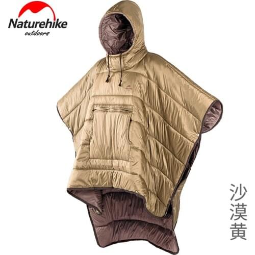 Naturehike Cape Cloak sleeping bag 3 Season Cotton Sleeping Bag For Men Women