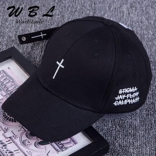 WBL Baseball cap Fitted cap for men women Cross style leisure Korean sun lovers cap all-match peaked snapback cap 2019