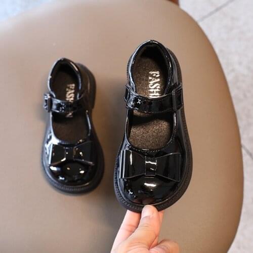 Princess Butterfly Shoe Kids Baby Little Girl School Child Shoes Dress Party Dance Leather Shoes 2021 2 3 5 6 7 8 9 10 12 Year