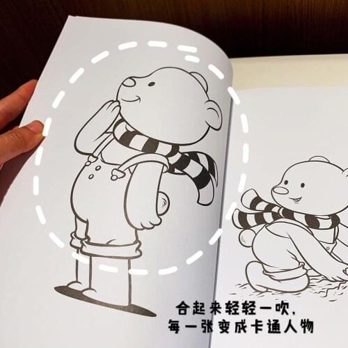 Childrens Paintings Magic Books Changing Colors Magic Graffiti Book Will Change fine Drawing Board to Cultivate Babys Interest