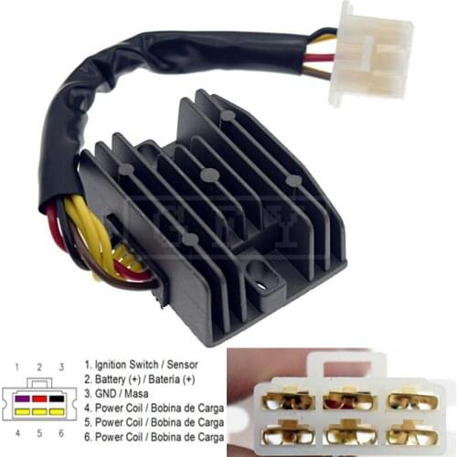 For Kawasaki EN450 EN500 EX500 GPZ500S ZZR500 ZX500 KLE500 Z550 ER500 Z750 GT550 Vulcan 400 500 Voltage Regulator Rectifier