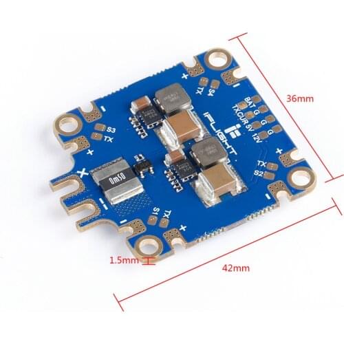 IFlight 36x36mm SucceX PDB 2-8S 330A 5-36V ESC Power Distribution Board with Dual BEC for RC FPV Racing Drone DIY Spare Parts
