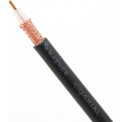 1 meter Huamin SYV50-5 engineering digital coaxial RF cable 50 ohm signal feeder oxygen-free copper microphone