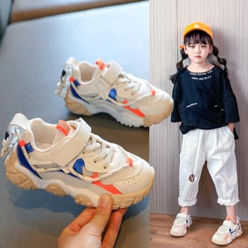 Children Cartoon Bear Shoes Boys Girls Sports Running Shoes Comfortable Breathable Childrens Sneaker Toddler Off White Shoes
