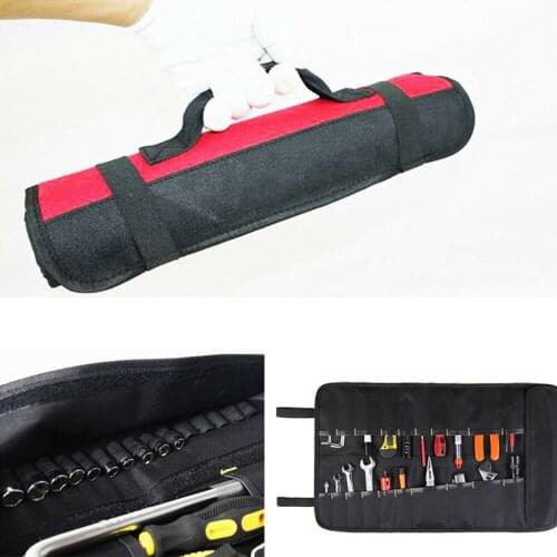 Motorcycle Tool Storage Bag Roll-up Mixed Wrench Spanner Socket Package Holder NEW